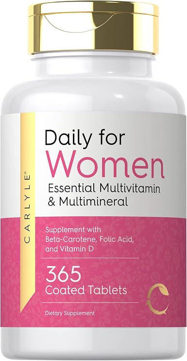 Carlyle Multivitamin and Multimineral for Women | 365 Tablets