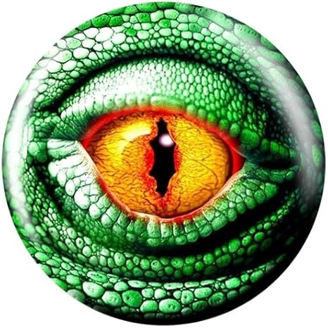 Brunswick Lizard Glow Viz-A-Ball Bowling Ball (8lbs)