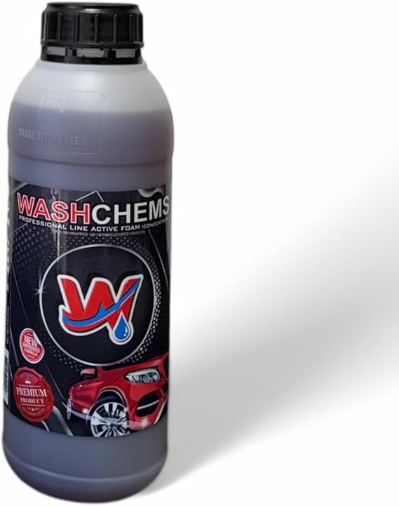 Wash Chems Pro 100 Touchless Car Soap Detergent Auto Foam Cleaner - 32 Oz | Car Wash Soap for Pressure Washer, Pressure Washer Detergent Car Wash, Auto Foam Cannon Solution, Car Washing