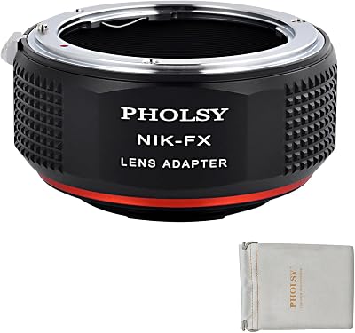 PHOLSY Lens Mount Adapter Compatible with Nikon F AI AIS AF AF-I AFS Lens to Fuji X Mount Camera Body Compatible with X-H2S, X-Pro3, X-T5, X-T4, X-S20, X-S10, X-T30II, X-E4 etc. Nikon F to Fuji X