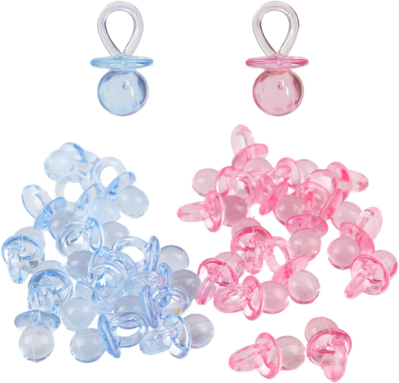 100PCS Baby Pacifiers, Pacifier Sets, Baby Accessories, Baby Shower Decorations, Baby Shower Birthday Party Decorations