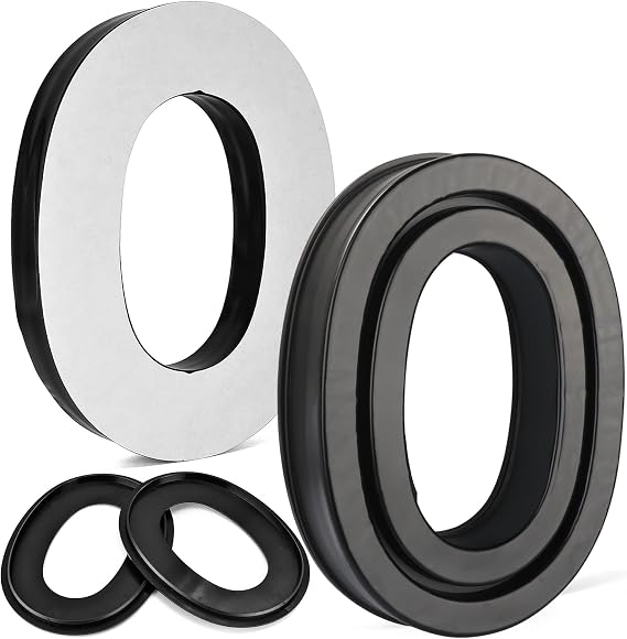 3M WorkTunes Ear Pads - Silicone Gel Instant chill Replacement Earpads Compatible with 3M WorkTunes Peltor Tactical 100/300/500 Ear Cushion Rangeguard 3M Peltor Shotgunner II Pro Tac Com Tac Earmuffs