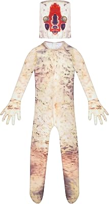 Cartoon Cat Costume Kids Scary Black Cat Cosplay Creepy Halloween Jumpsuit Horror Bodysuit
