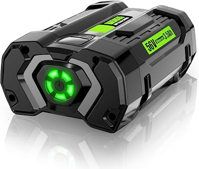 New 56V 3500mAh Lithium-ion Battery Replace for EGO Power BA1400 BA2800 BA1400T 3.5Ah Lithium Ion Battery Compatible with EGO Power Cordless Tool Battery Pack
