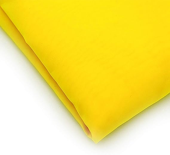 TECHTONGDA 1 Yard 200 Mesh 63Inches(1.65m) Width Silk Screen Printing 200 mesh 80T Yellow