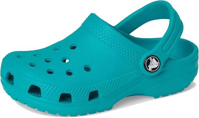 Crocs Unisex Kids Classic Clog T Clog, Turbo Teal, 8 UK Child