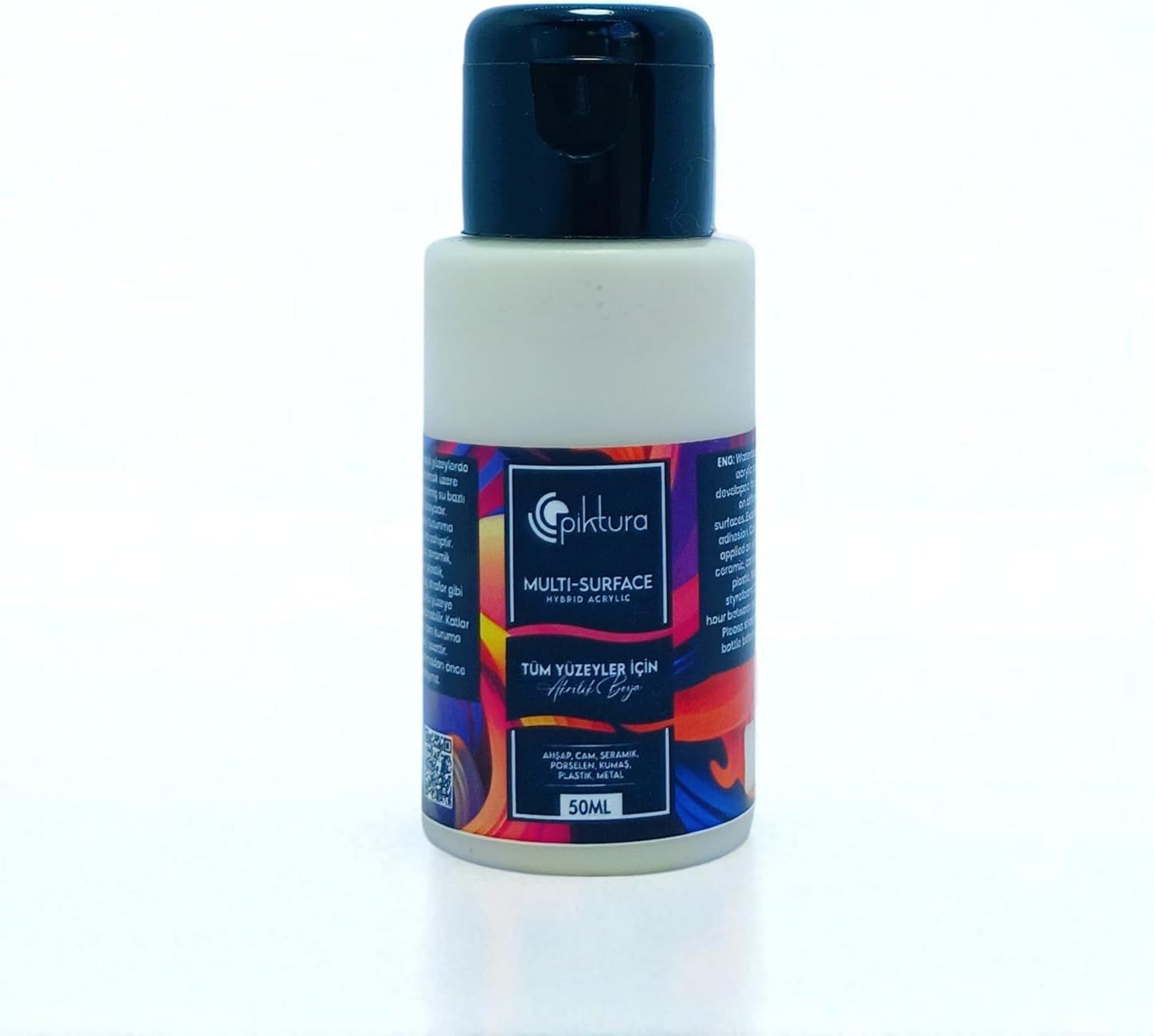 Akrilik Multisurface Boya 50ml (Beyaz Kuğu, 50 Mililitre)
