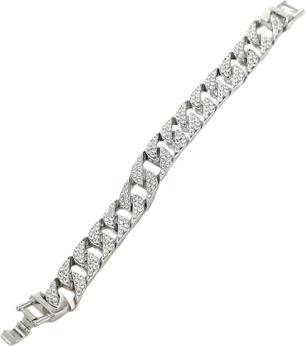 European Cuban Link Bracelet Hip Hop Style Bracelet Stainless Steel Chain Bracelet Gold