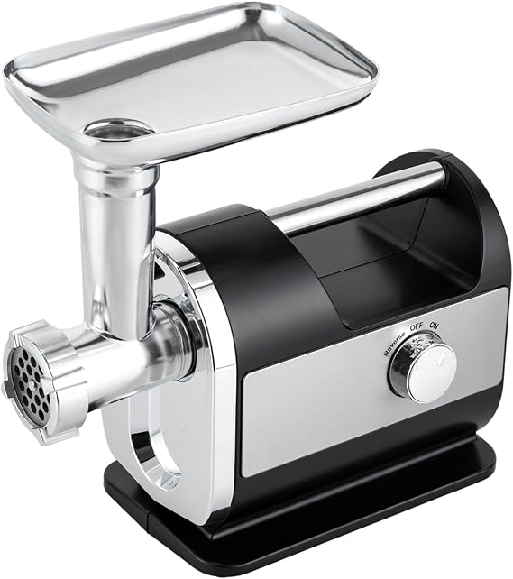 Electric Meat Grinder,800W Industrial Meat Mincer with 6 Attachments,Heavy Duty Meat Grinder,Sausage Stuffer Maker for Home Kitchen Use