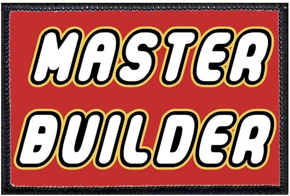 Master Builder Hook & Loop Patch - 2x3 in - Pull Patch