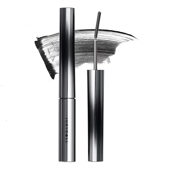 JUDYDOLL Waterproof Mascara-Ultra Fine Tubing Mascara (6,01 Black,0.07oz) | Lengthening Mascara Black with Ultra Fine Metal Wand for Sensitive Eyes, Contains Lengthening Fiber,Clump-Free & Smudge-Proof