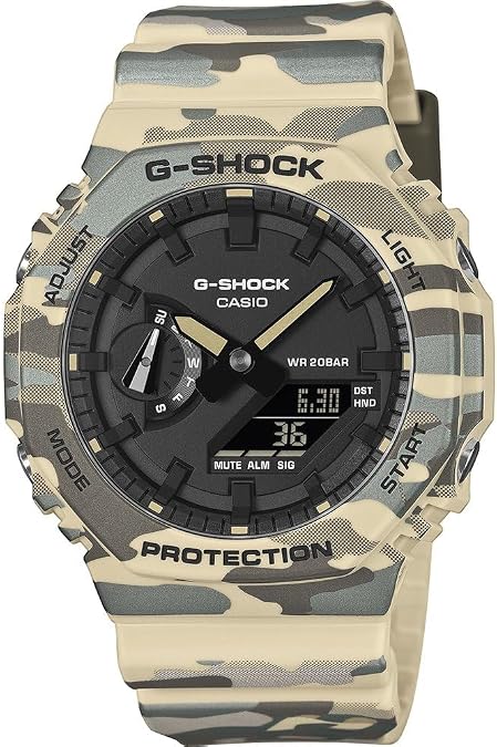 Casio G-Shock 2100 Series Camouflage Watch GA-2100CM-5AER
