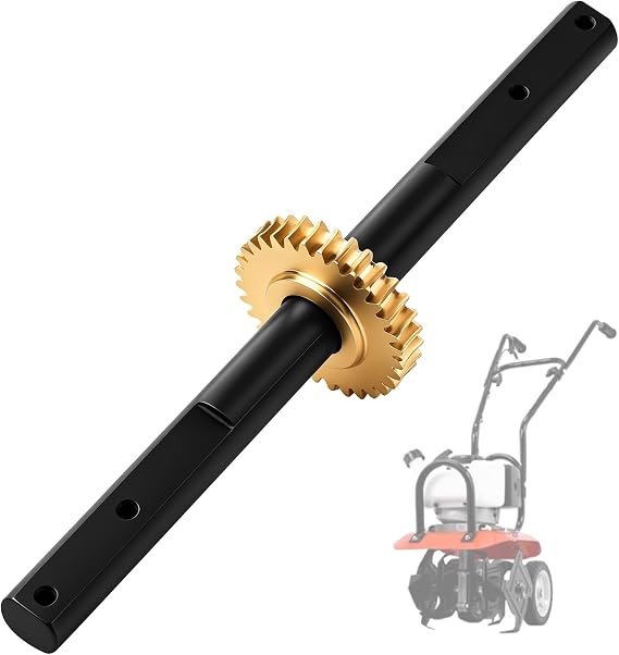 4651 Replacement Tiller Shaft Tine Assembly Compatible with Earthquake | for Powermate PCV43, H-onda FG100 Tiller Cultivator