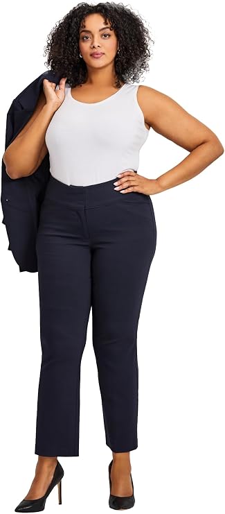 Avenue Super Stretch Straight Leg Pant | Women's Plus Size