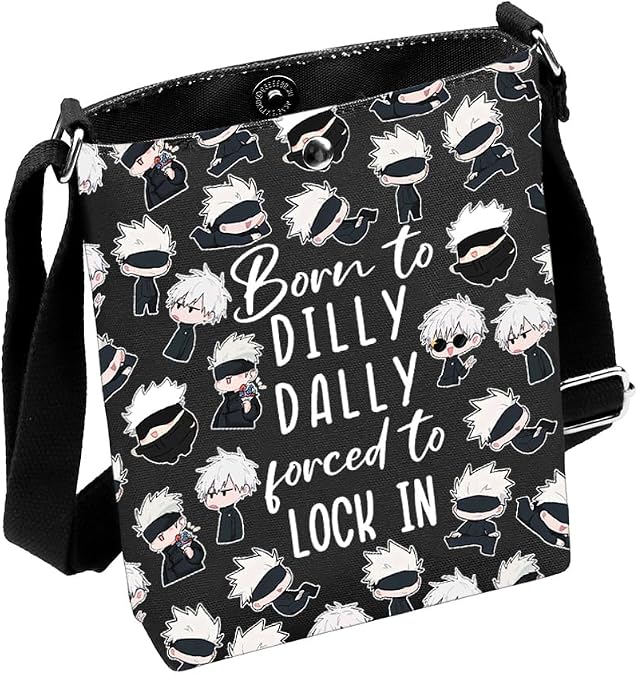 MNIGIU Anime Inspired Gift Anime Crossbody Bag Anime Lover Gift Anime Merchandise For Anime Fans