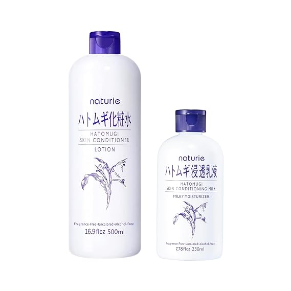 naturie Hatomugi Hydration Lotion Milk Bundle