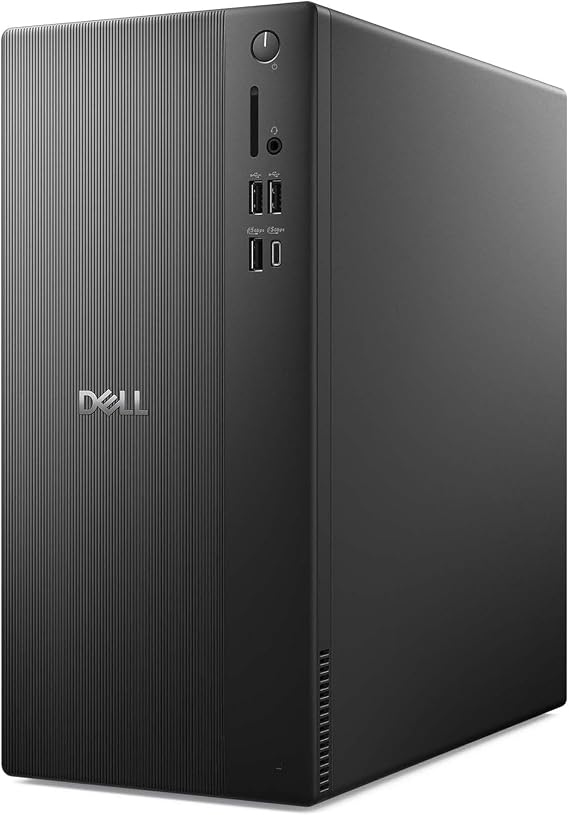 Dell Tower ECT1250 Desktop Computer - Series 2 Intel Core Ultra 7-265 Processor, 64GB DDR5 RAM, 512GB NVMe SSD, Intel UHD Graphics, Wired Keyboard and Mouse, Windows 11 Pro, Black