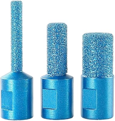 3PCS M10 Thread Vaccum Brazed Diamond Finger Bit For Ceramic Tile Granite Marble Milling Cutting 61015mm