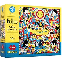 theory11 Beatles Yellow Submarine 1000 Piece Jigsaw Puzzle | Officially Licensed Beatles Merchandise | Premium Collector's Edition | Inspired by 1968 Animated Film | Interactive Online Experience