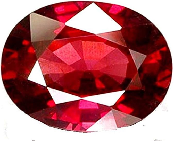 Ramneek jewels 6.25 Carat Ruby Manik Energized and Certified Gemstone AAA Quality