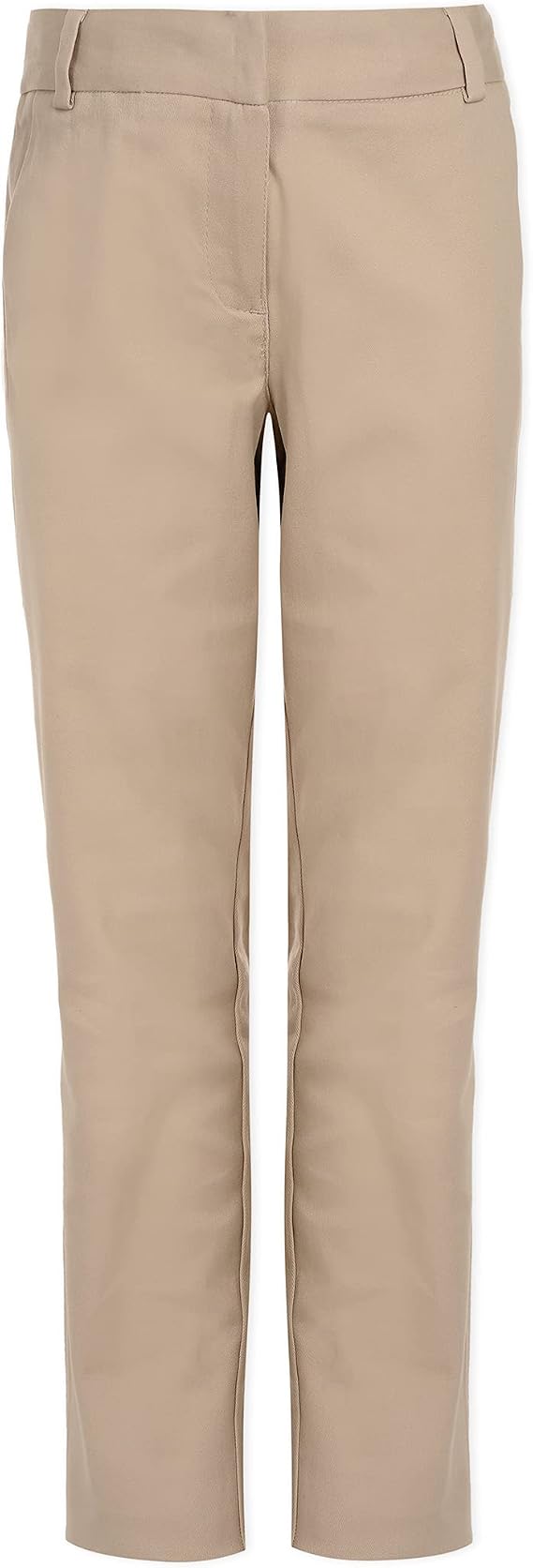 Nautica Girls' School Uniform Twill Skinny Pants, Comfortable Stretch Material, Wrinkle & Fade Resistant
