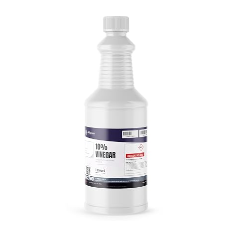 Alliance Chemical 10% Vinegar - Concentrated Industrial Strength - 1 Quart - Technical Grade Liquid