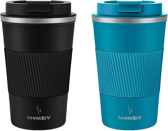 MOMSIV 12oz Travel Coffee Mug