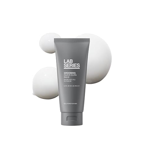 Lab Series Men's Grooming Razor Burn Balm After Shave Lotion for Men - Hydrates & Soothes Skin Post Shave - Skin Care for Men, 3.4 Ounce