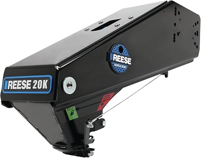 Reese 94920 Goose Box 5th Wheel Pin Box, Air Ride 20,000 lbs. Capacity, Fits Lippert 1621, 1716, 0719, Rhino, Fabex PB 600 Series