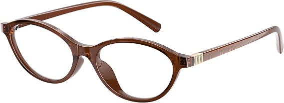 Blue Light Glasses for Woman - Fashion Oval Frame Blue Light Blocking Glasses for Gaming/Cumputer