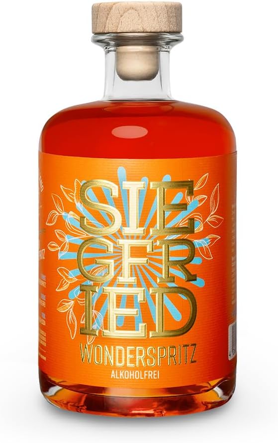 Wonderspritz Non-Alcoholic Aperitif | 50cl | Alcohol-Free Italian Spritz Alternative | Premium Botanical Blend | Vegan & No Artificial Flavours | For Mixing Only (Not for Sipping Neat)