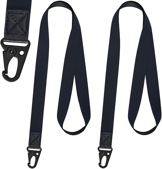 YOUOWO 2 Pack Neck Lanyard Black (2 Pack-Colors)