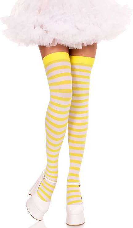 Leg Avenue Women's Nylon Stocking W/Stripe