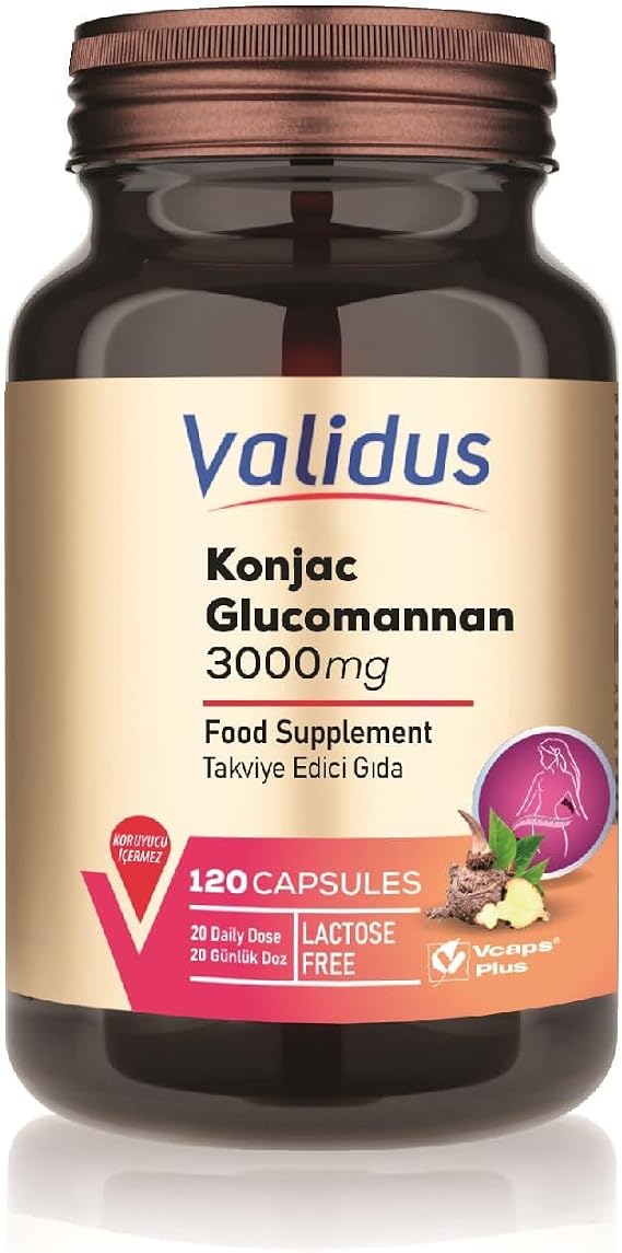 Validus Glucomannan 3000 Mg 120 Capsules