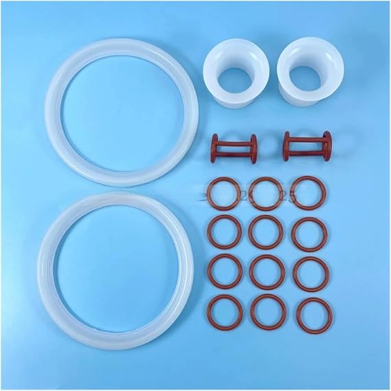 Spare Part , Ice Cream Machine Seal Ring and Tube Components of Soft Serve Ice Cream Maker Fittings One Set, Compatible for BQL,