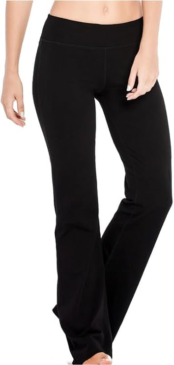 Houmous S-L 29''31''33''35'' Inseam Women's Cotton Bootcut Pants Inner Pocket