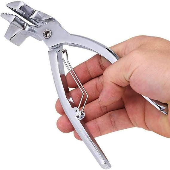 6cm Wide Canvas Pliers, Zinc Alloy Canvas Stretching Plier 2 3/8 Inch with Spring Return Handle Professional Stretching Artist Oil Painting Tools