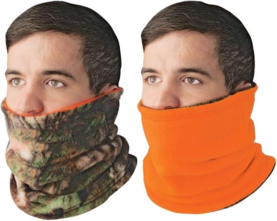 Polar Neck Warmer Gaiter Fleece Ski Face Mask Cover Winter Cold Weather Camo New