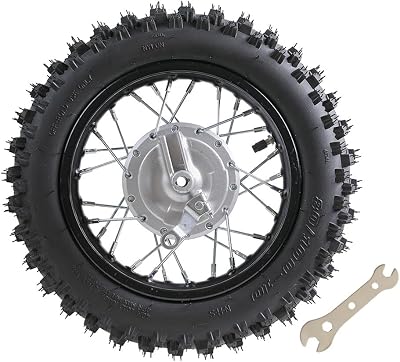 10 Rear Wheel 80100-10 Tire Rim 1.6-10 for Drum Brake Dirt Pit Bike KLX110 KX65 CRF50 CRF70