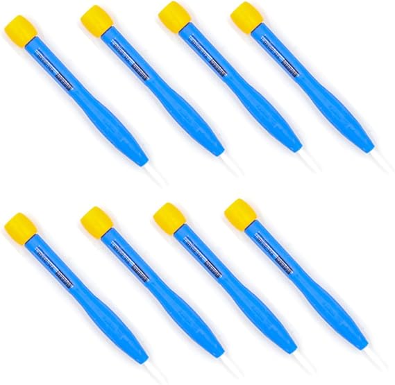 8pcs Slotted Head Ceramic Full Type Adjust Frequency Screwdriver Set Hand Tools