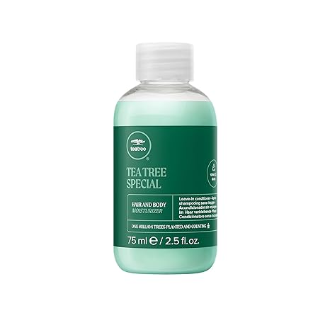 Tea Tree Hair and Body Moisturizer Leave-In Conditioner, Body Lotion, After-Shave Cream, For All Hair + Skin Types