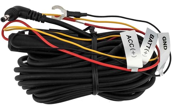BlackVue 3-Wire Hardwiring Power Cable CH-3P1 | Parking Mode Accessory | Compatible with DR900X, DR750X, DR590X Series BlackVue Dashcams | Battery Discharge Prevention
