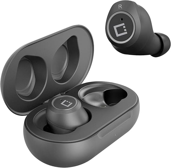 Wireless V5 Bluetooth Earbuds Compatible with Gionee M6 with Charging case for in Ear Headphones. (V5.0 Black)