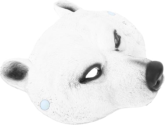 Beavorty Animal PU Mask for Cosplay Parties Unique Decorative Costume Prop for Halloween Festivals and Fun Events Material for Safe Use Create Happy Atmosphere