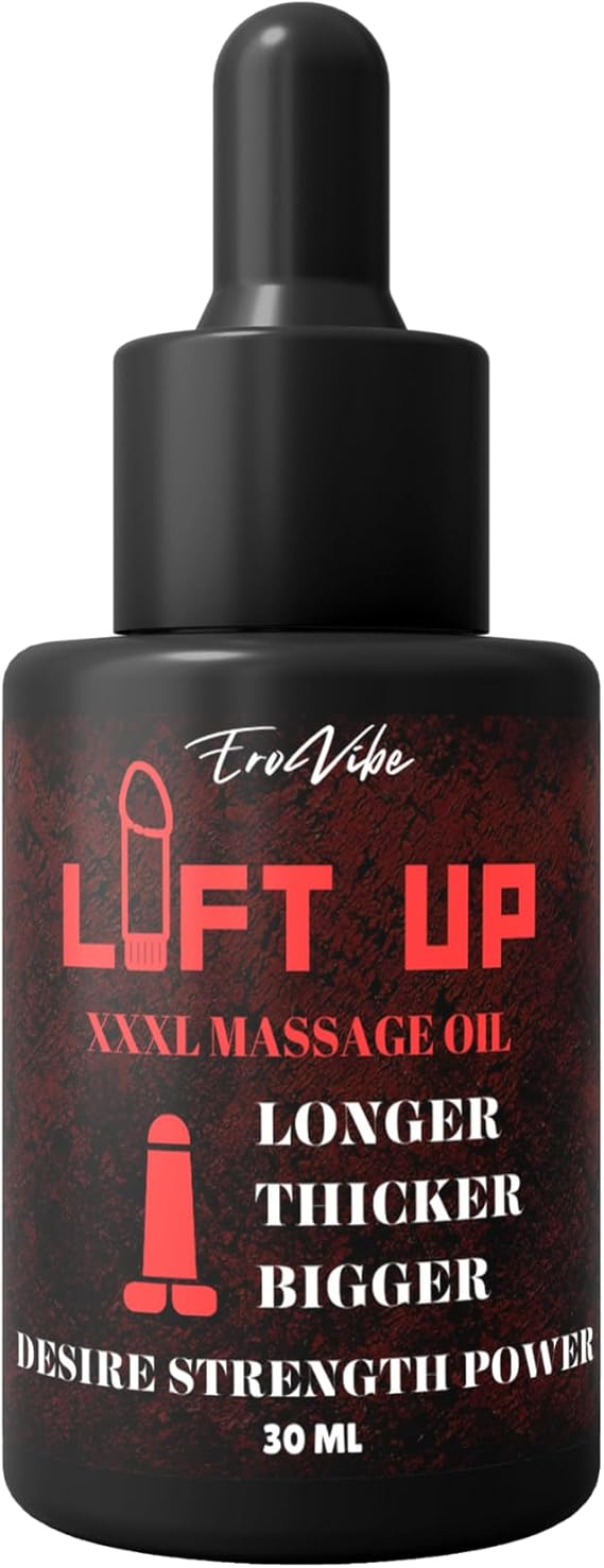 Male XXL Extra Power Strength Massage Essential Oil - Men's Strengthening Massage Oil for Huge Enhanced Size, Thickness, Strength, and Prolonged Performance - 1 Fl Oz