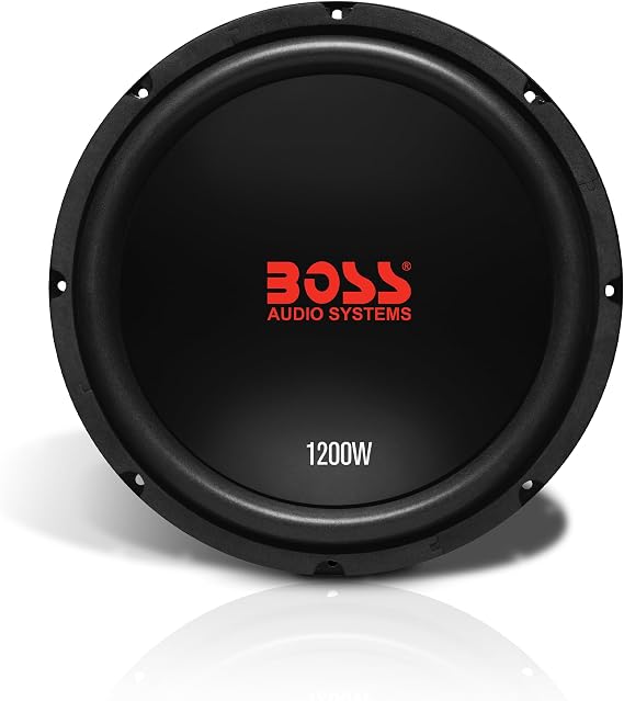 BOSS Audio Systems CXX124DVC Chaos Exxtreme Series 12" Car Subwoofer - 1200 Watts Max, Dual 4 Ohm Voice Coil, Sold Individually, Hook Up Amplifier