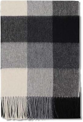 Winter Tartan Scarf Women Men Wool Scarf With Tassel Classic Checked Plaid Cashmere Scarves Warm Pashmina Shawl Wrap