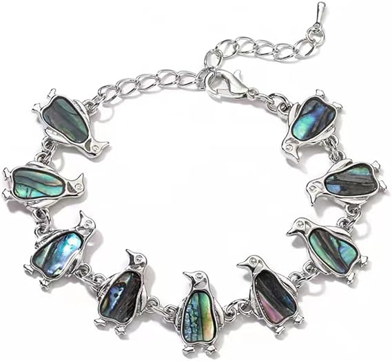 KunBead Jewelry Sea Turtle Owl Dolphin Butterfly Cross Shell Bracelet Women Birthday Adjustable Bracelets for Summer