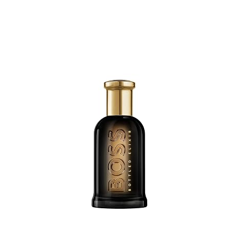 Hugo Boss Bottled Elixir Parfum Woody Men's Cologne With Notes of Incense, Vetiver & Cedarwood Essence Long Lasting Fragrance