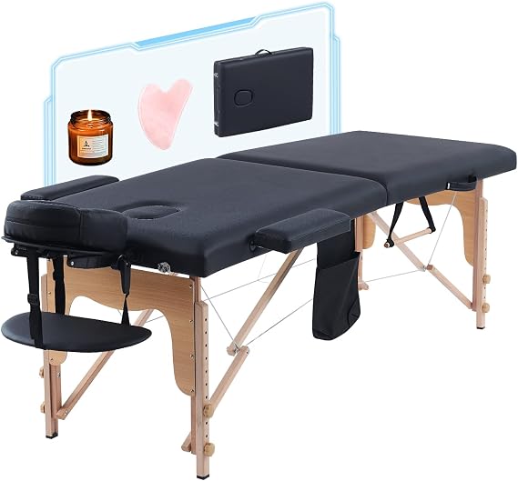 Portable Massage Table,84 Inch Height Adjustable Massage Table Portable